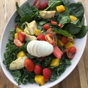 Gluten-free make your own salad from Greenleaf Chopshop